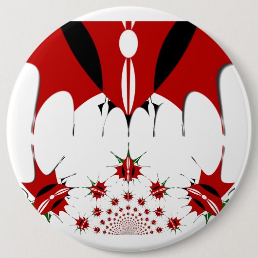 Schöne kenianische Flagge. Button (Vorderseite)