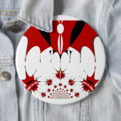 Schöne kenianische Flagge. Button (Beispiel)