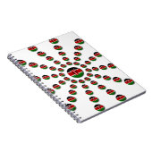 Schöne kenianische Flagge: Ein radikales Design Notizblock (Rechte Seite)