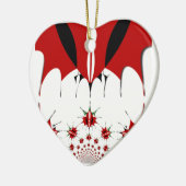 Schöne kenianische Flagge. Keramik Ornament (Links)