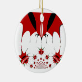 Schöne kenianische Flagge. Keramikornament (Rechts)