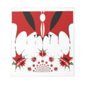 Schöne kenianische Flagge. Notizblock (Vorderseite)