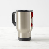 Schöne kenianische Flagge. Reisebecher (Vorderseite Links)