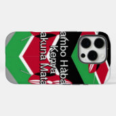 🇰 🇪 Schöne Kenyan Flag Cube Grube Grube Case-Mate iPhone Hülle (Rückseite (Horizontal))