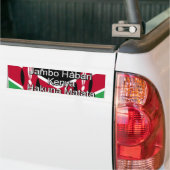 Schöne Kenyan Flag Cube mit Gruß Autoaufkleber (Auf Lkw)