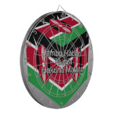 Schöne Kenyan Flag Cube mit Gruß Dartscheibe (Vorderseite Links)