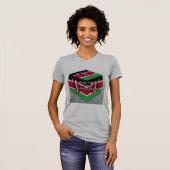 Schöne Kenyan Flag Cube mit Gruß T-Shirt (Vorne ganz)