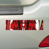 Schöne Kenyan Whirlwind Karte Design Autoaufkleber (Auf Auto)