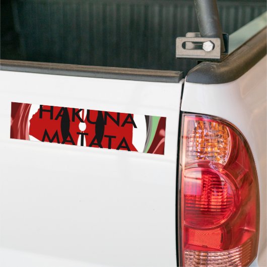 Schöne Kenyan Whirlwind Karte Design Autoaufkleber (Auf Lkw)