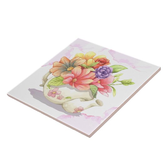 Schöne Keramik Fliese (Seite)