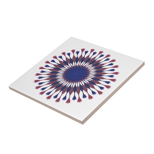 Schöne Keramik Lotus Blume Tile Fliese (Seite)