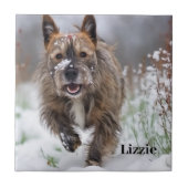 Schöne Keramik Tile. Eigenes Bild/Name hinzufügen Fliese (Vorderseite)