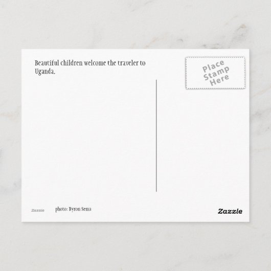 Schöne Kinder Postkarte (Rückseite)