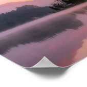 Schöne Kirche auf Insel Bled-See Slowenien Poster (Ecke)