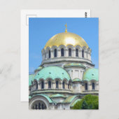 Schöne Kirche in Sofia Bulgarien Postkarte (Vorne/Hinten)