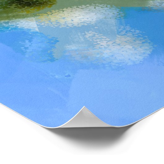 Schöne Kirschblüten Poster (Ecke)