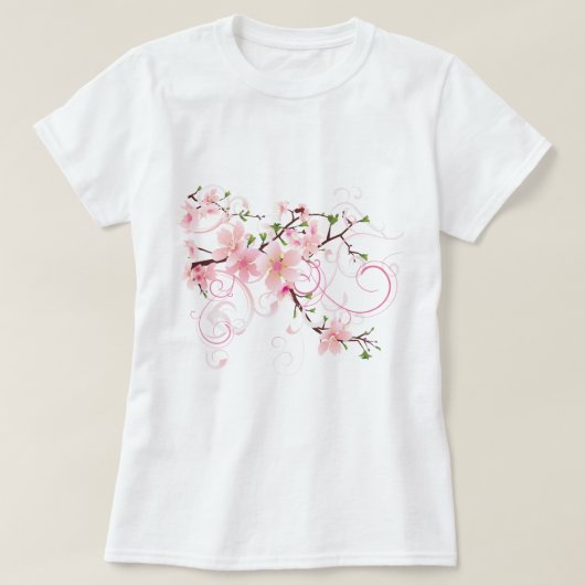 Schöne Kirschblüten T-Shirt (Design vorne)