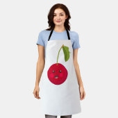 Schöne Kirsche. Cartoon Kawaii Stil. Schürze (Getragen)