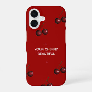 Schöne Kirsche Handyhülle iPhone 16 Hülle