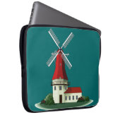 Schöne Kittel-Windmühle Laptopschutzhülle (Vorne Rechts)