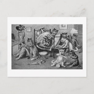 Schöne Kittens, Louis Wain Postkarte