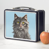 SCHÖNE KITTY CAT RETRO METAL LUNCHBOX (Beispiel)