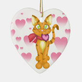 Schöne Kitty Keramikornament (Rechts)