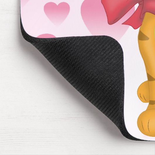 Schöne Kitty Mousepad (Ecke)