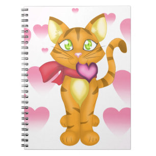Schöne Kitty Notizblock