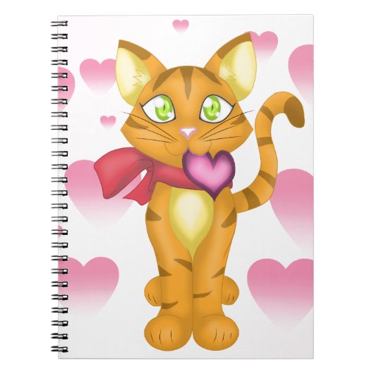 Schöne Kitty Notizblock (Vorderseite)