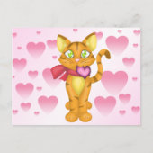 Schöne Kitty Postkarte (Vorderseite)