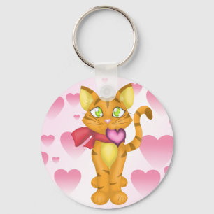 Schöne Kitty Schlüsselanhänger