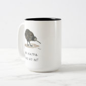 Schöne Kiwi-Affirmationen Zwei-Tone-Kaffee-Tasse Zweifarbige Tasse (Vorderseite Links)