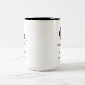 Schöne Kiwi-Affirmationen Zwei-Tone-Kaffee-Tasse Zweifarbige Tasse (Mittel)