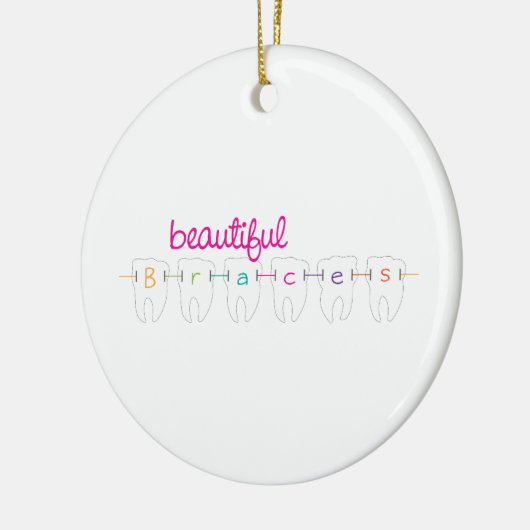 Schöne Klammern Keramikornament (Links)