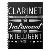 schöne Klarinette Notizblock (Vorderseite)