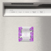 Schöne Klasse Petunias Blumengeburt Magnet (In Situ (Geschirrspüler))