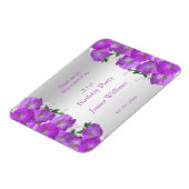 Schöne Klasse Petunias Blumengeburt Magnet (Linke Seite)