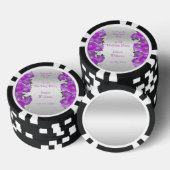 Schöne Klasse Petunias Blumengeburt Pokerchips (Stapel)