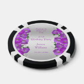 Schöne Klasse Petunias Blumengeburt Pokerchips (Einzeln)