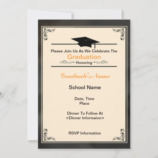 Schöne Klasse von Abschluss-Einladungen 2012 Einladung (Vorderseite)