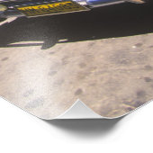 Schöne klassische Chevrolet restauriert aus Fotodruck (Ecke)