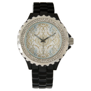 Schöne klassische Mozaik-Muster eWatch-Uhr Armbanduhr