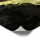 Schöne klassische, ruhige Landschaft kleine Bucht Poster (Ecke)