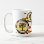 Schöne klassische Tasse im Herbst (Links)