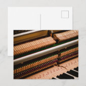 Schöne Klavierkunst Postkarte (Vorne/Hinten)