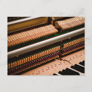 Schöne Klavierkunst Postkarte