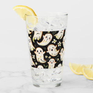 Schöne kleine Geister unter weißen Blume Glas