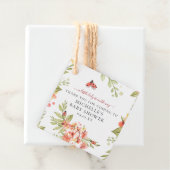 Schöne kleine Ladybug Babydusche Geburtstag Geschenkanhänger (Beispiel)