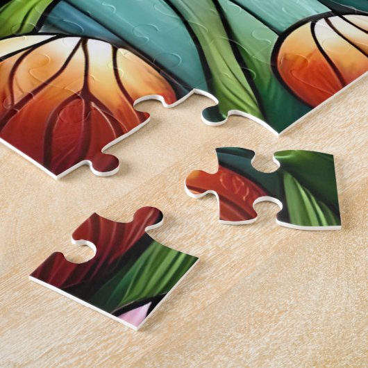 Schöne kleine Meeresschildkröte in farbenfroher Se Puzzle (Seite)